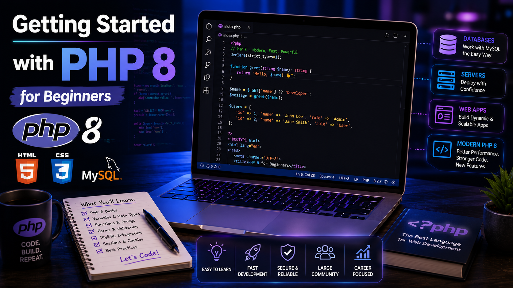 Getting Started with PHP 8 for Beginners