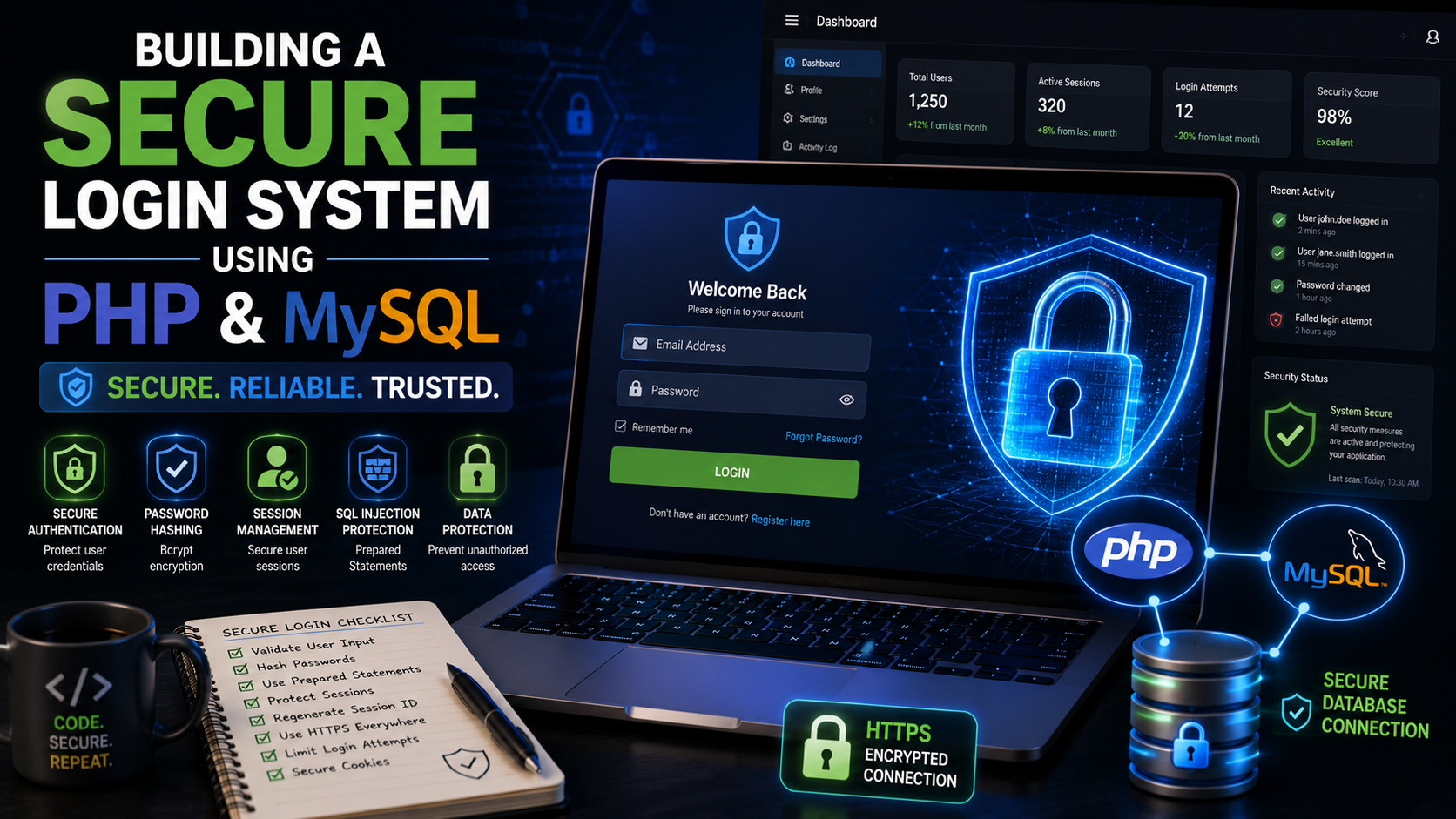 Building a Secure Login System Using PHP and MySQL