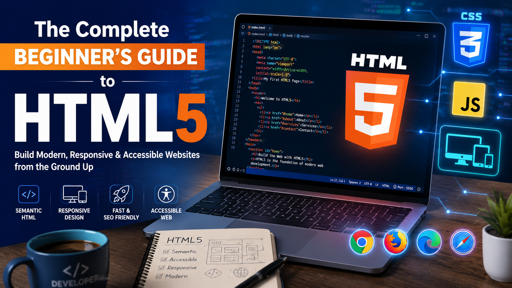 The Complete Beginner's Guide to HTML5