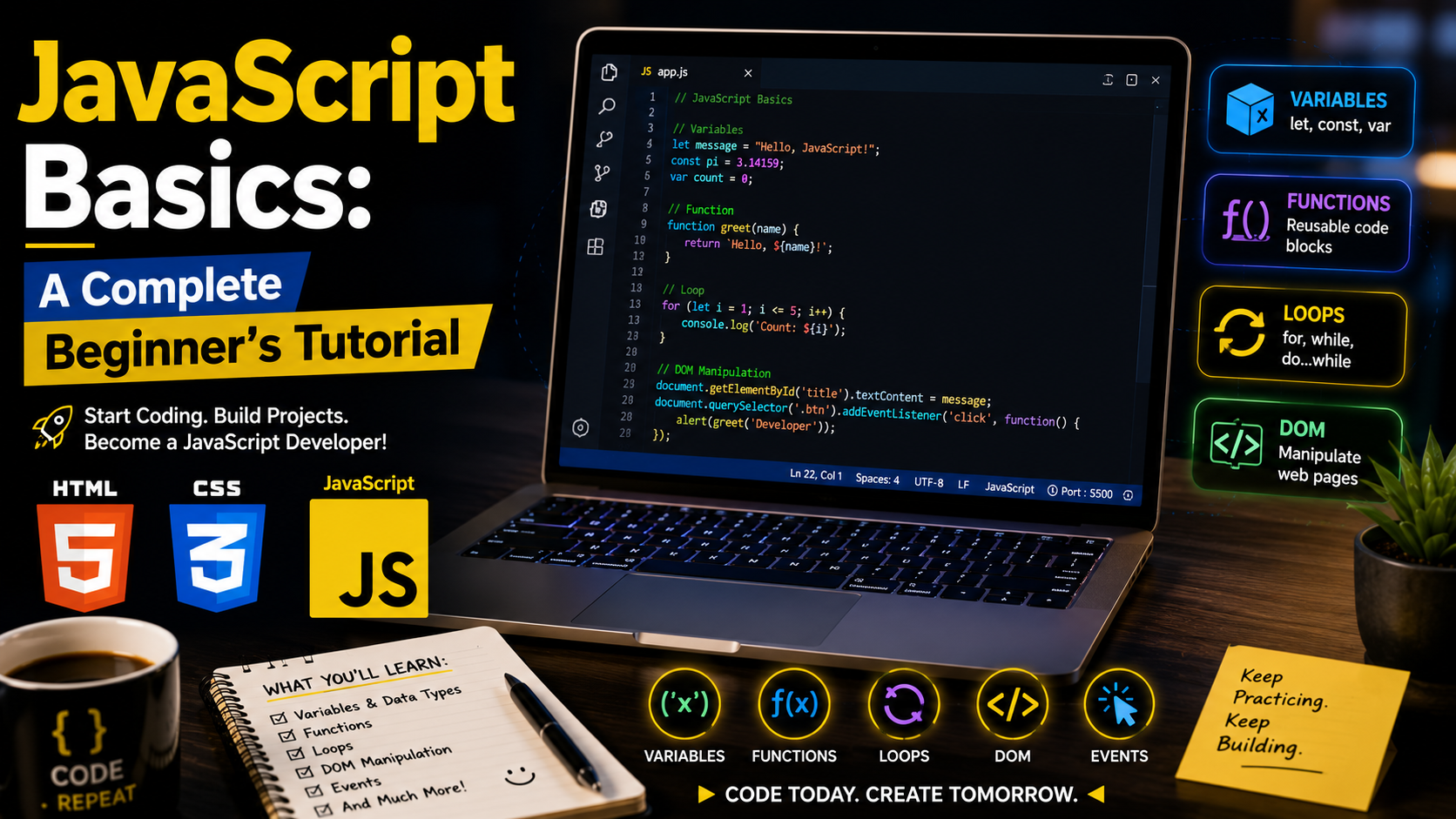 JavaScript Basics: A Complete Beginner's Tutorial