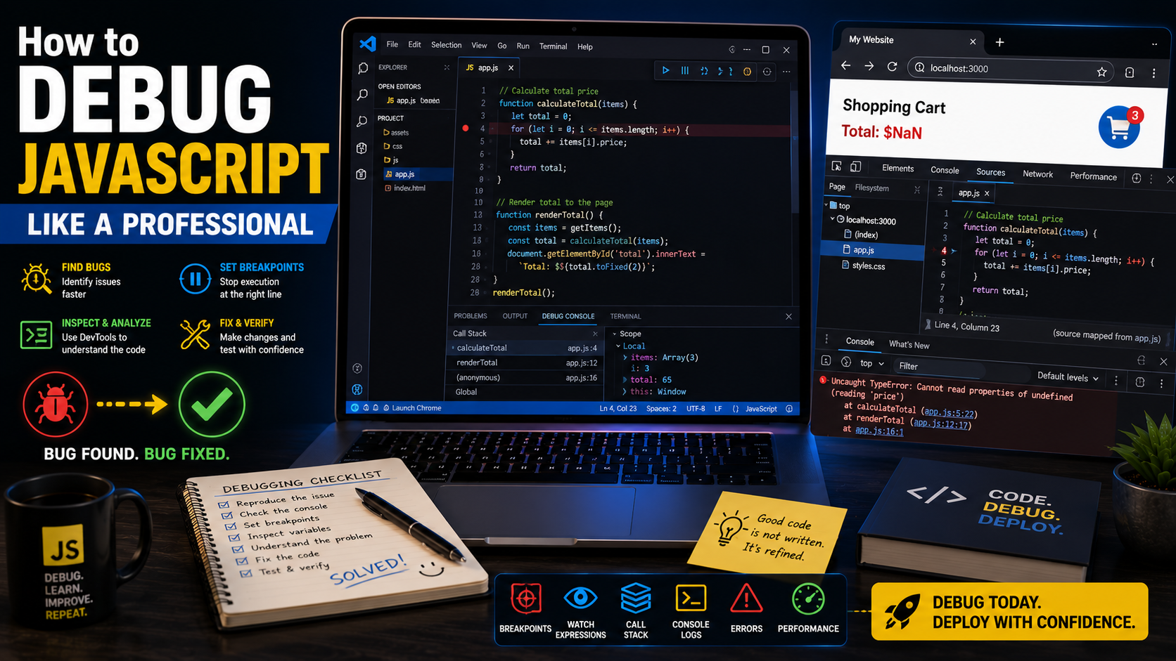 How to Debug JavaScript Like a Professional